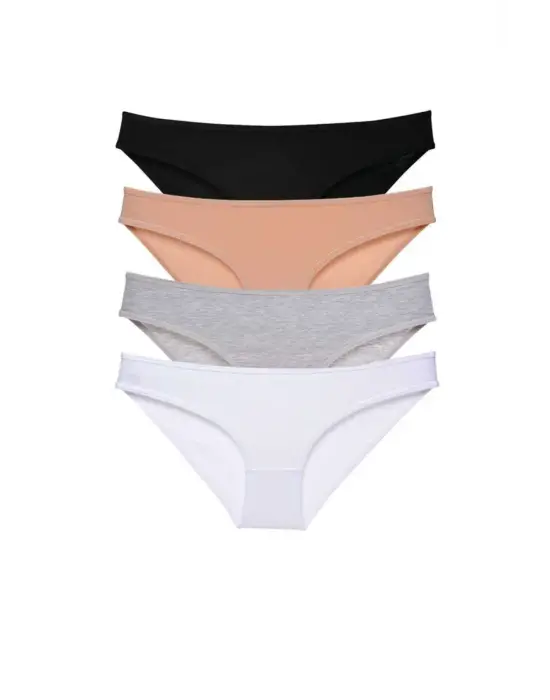 Çarpıcı Likralı Kadın Slip Seti