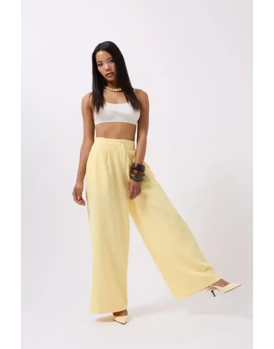 Casual Yüksek Bel Pantolon