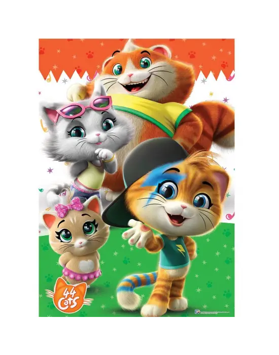 Omarı Kedi Puzzle 50 Parça - Eğlenceli ve Zorlu Bulmaca Oyunu