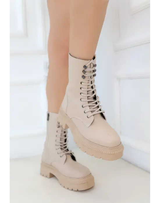 Modern Cilt Bağcıklı Bot