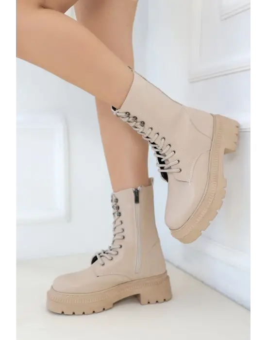 Modern Cilt Bağcıklı Bot