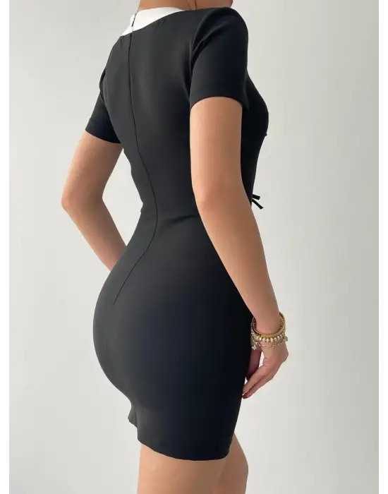 Cazzie Fiyonk Detaylı Elbise