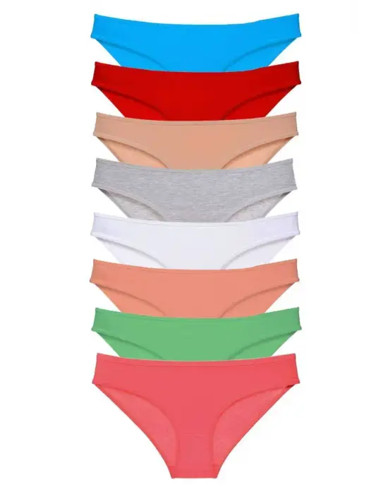 Çekici Likralı Kadın Slip Külot Set