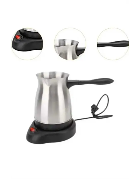 Çelik Kahve Makinesi Cezve 800 Watt Paslanmaz Çelik Türk Kahvesi Makinesi