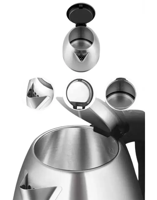 Çelik Su Isıtıcı Kettle Dayanıklı Paslanmaz Çelik Uzun Ömürlü