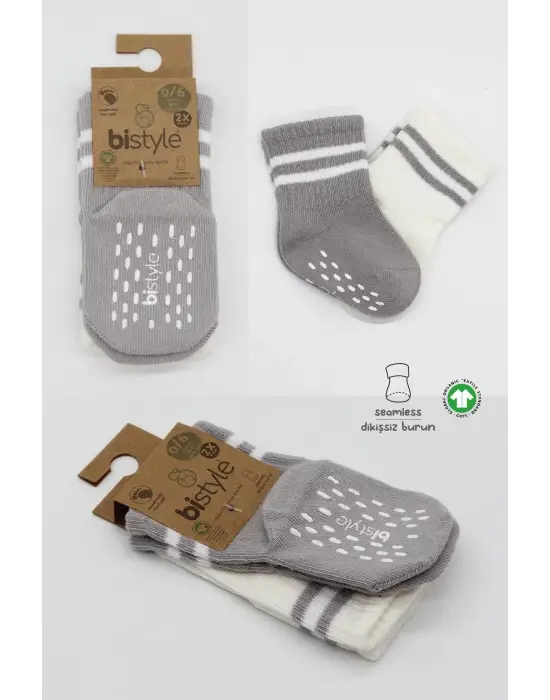 Omarı Kaymaz Tabanlı Çemberli Çorap Seti