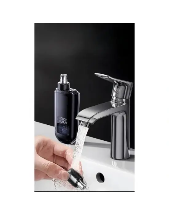 Cep Çakmak Model Usb Şarjlı Burun Kulak Yanak Kıl Tüy Temizleme Makinesi