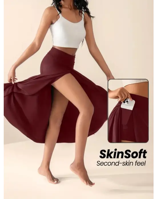 Omarı Şık ve Pratik Kadın Taytlı Etek