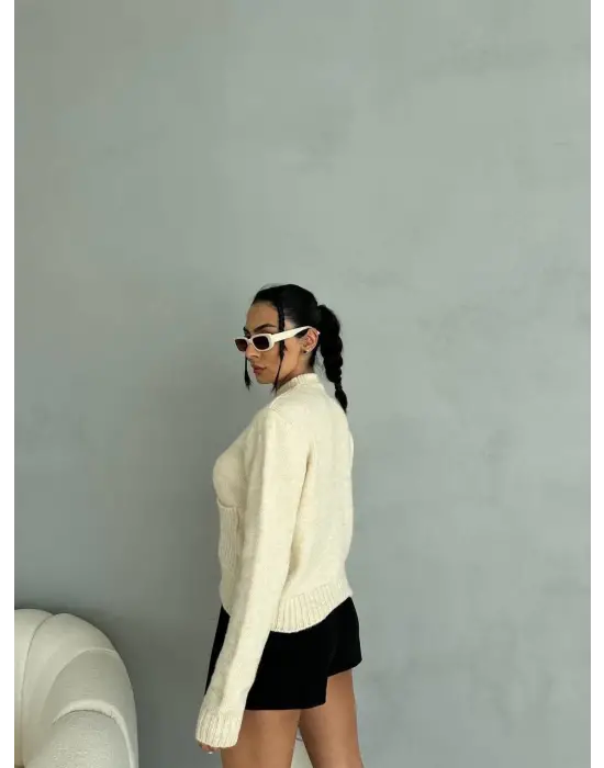 Cepli triko kazak krem