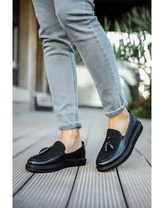 Omarı Şık Siyah Erkek Loafer Ayakkabı