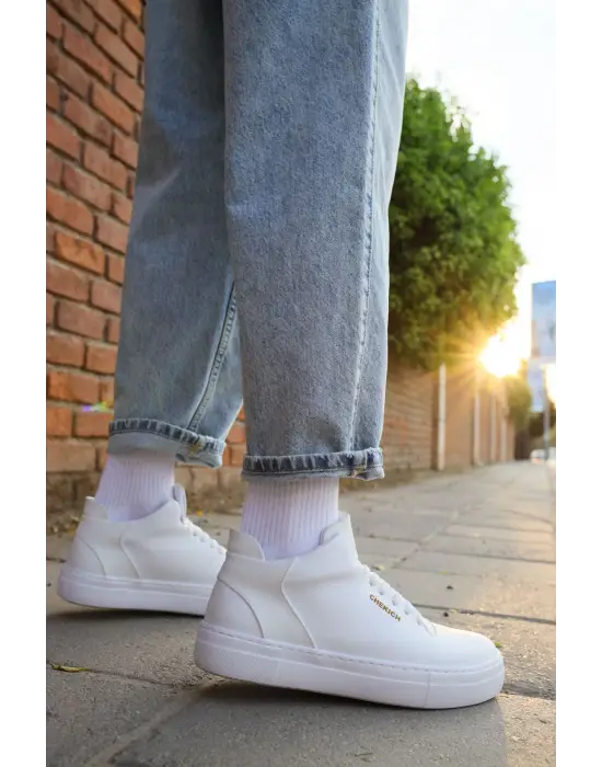 Omarı Beyaz Klasik Erkek Ayakkabı from CBT Series