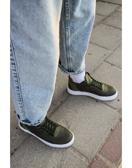 Omarı Erkek CBT Hıde Ayakkabı - HAKI