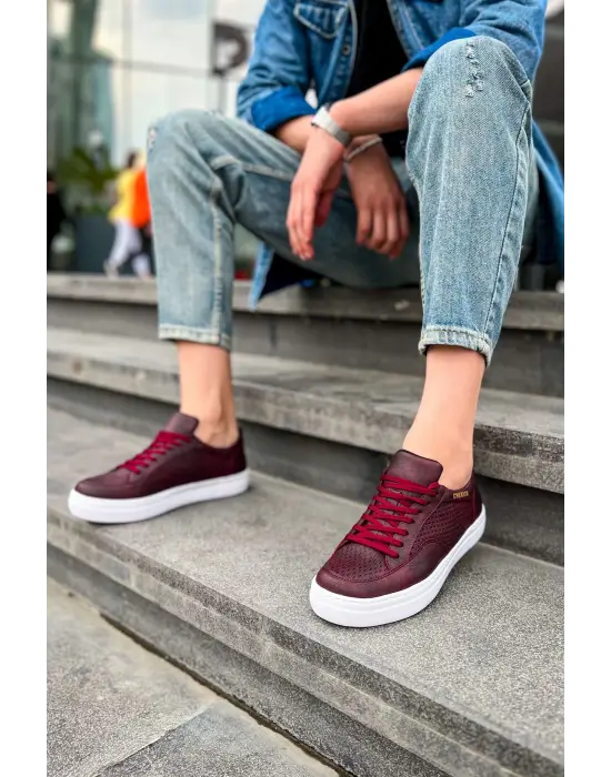 Omarı Cevher Tadında Erkek Bordo Ayakkabı