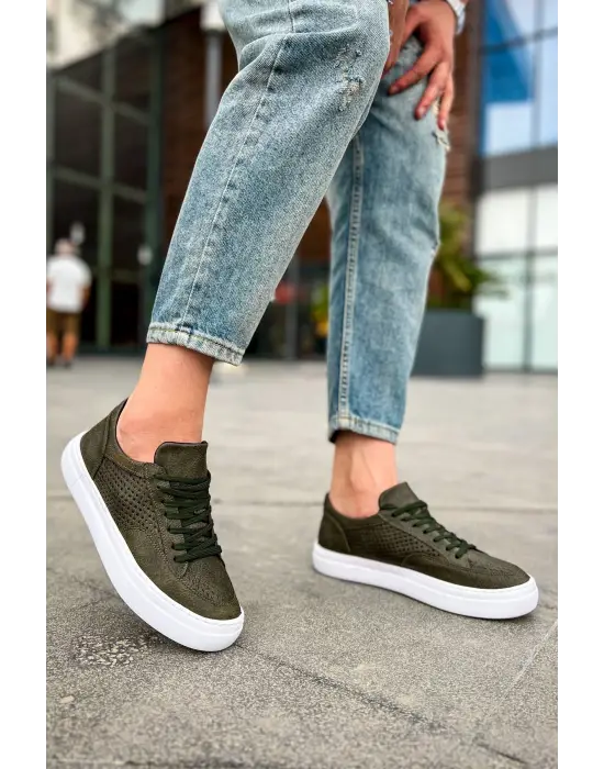 Çarpıcı Erkek Ayakkabı HAKI