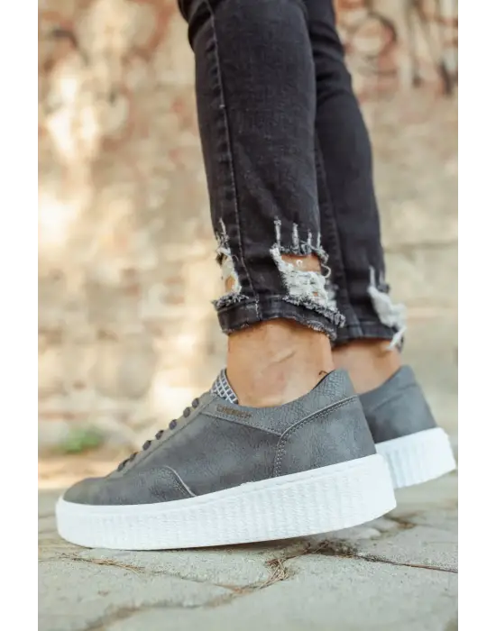 Omarı Efsane Tasarım Ayakkabı ANTRASIT