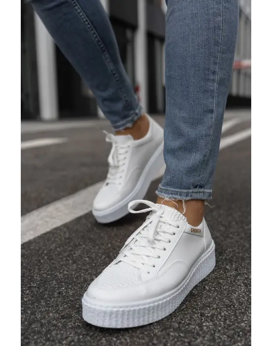 Omarı FBT Pyramid Erkek Ayakkabı - Beyaz Renk