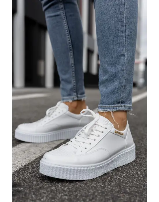 Omarı FBT Pyramid Erkek Ayakkabı - Beyaz Renk