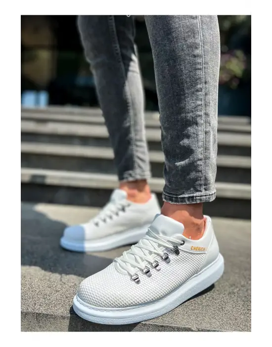 CH021 - CBT Favo Erkek Ayakkabı BEYAZ