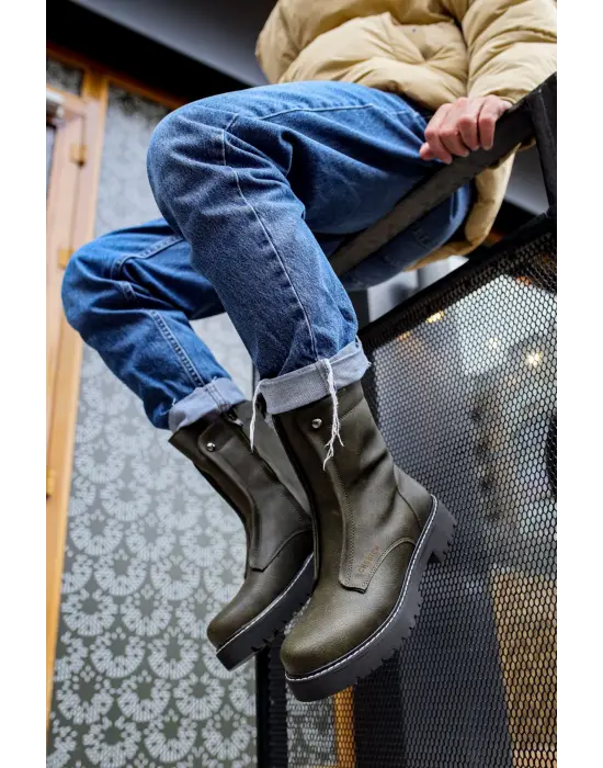 Omarı Outdoor Yürüyüş Botu HAKI