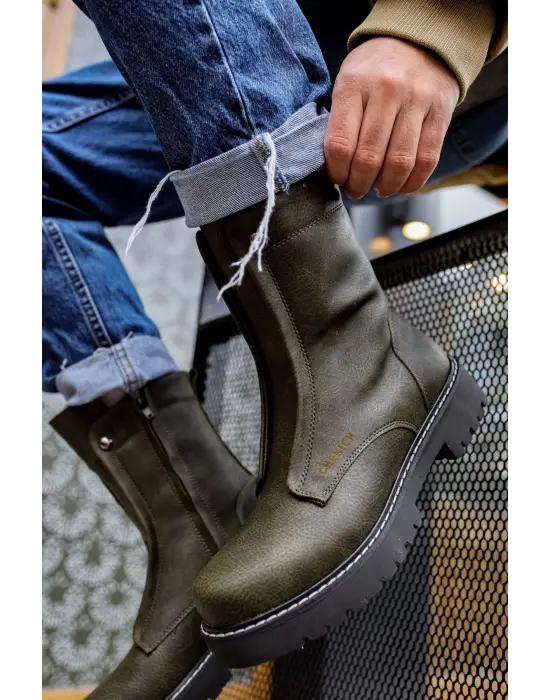 Omarı Outdoor Yürüyüş Botu HAKI