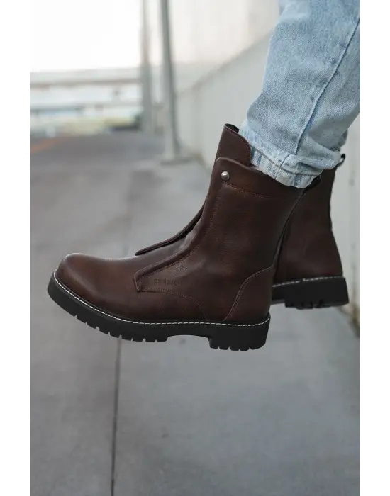 CH027 - CST Quebec Erkek Bot KAHVE