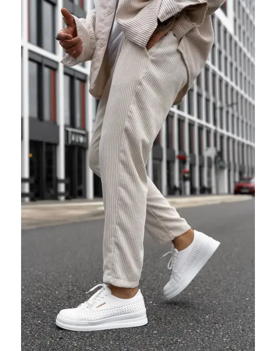 Modern Beyaz Erkek Ayakkabı