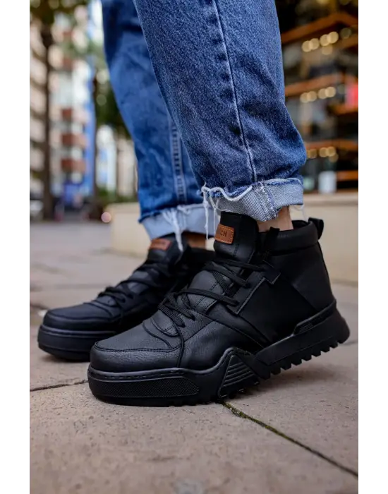 Omarı Ghost Line Siyah Erkek Bot - Yüksek Kalite ve Şıklık gl00myda