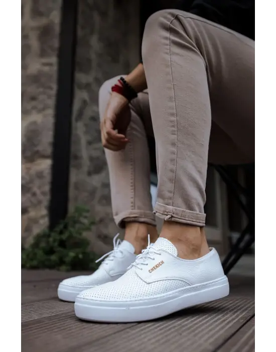CH061 - CBT Rex Erkek Ayakkabı BEYAZ