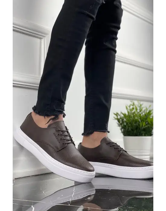 Omarı Rahat ve Şık Erkek Kahve Ayakkabı Modeli