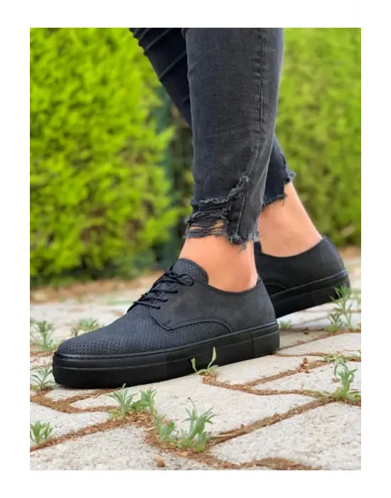 Omarı Yeni Nesil Siyah Erkek Ayakkabı Modeli