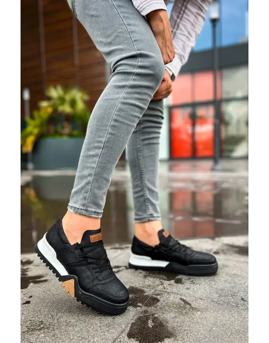 CH067 - GBT Warrem Erkek Ayakkabı SIYAH/SIYAH