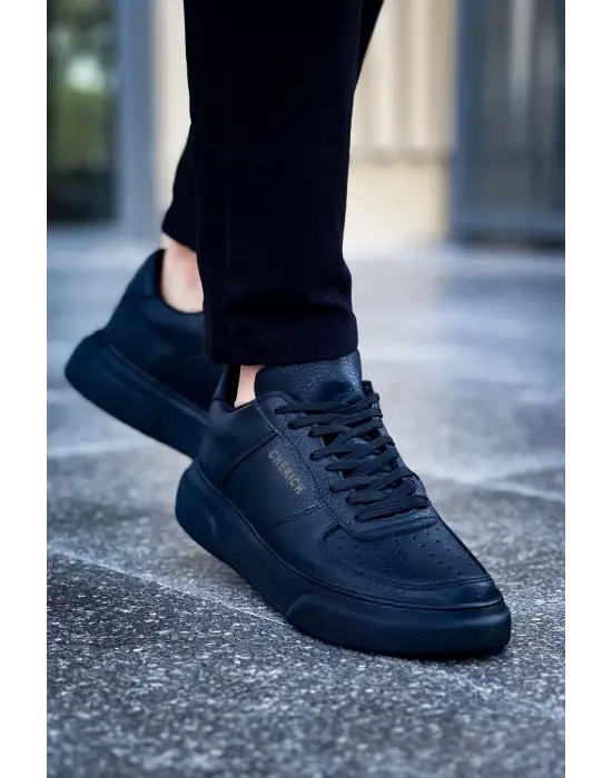 Omarı Şık ve Rahat Erkek Kenton Ayakkabıları - Siyah Renk