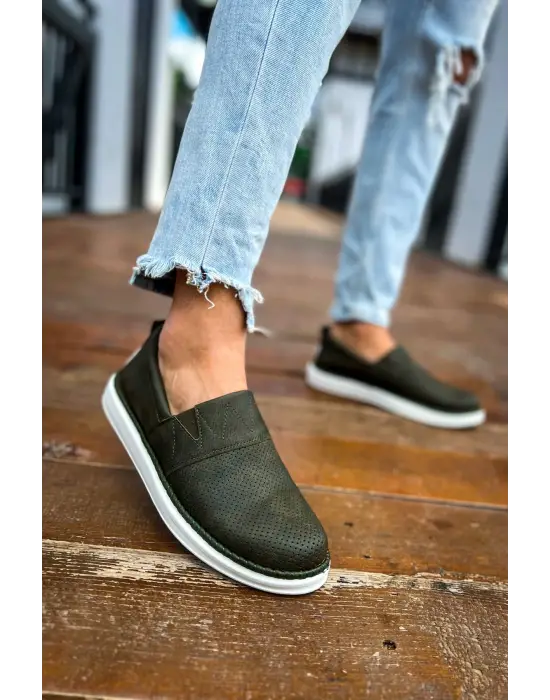 Omarı Haki Renkli Erkek Ayakkabı