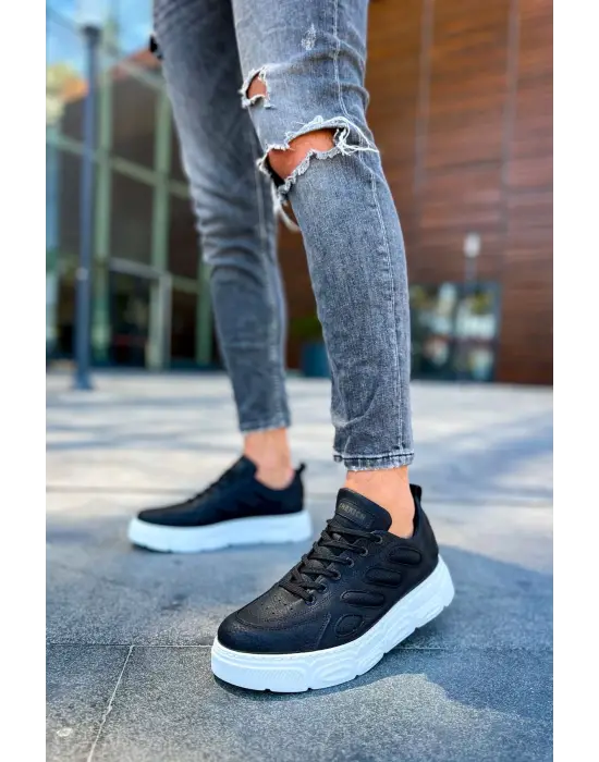 Omarı Trendy Cronus Erkek Siyah Ayakkabı