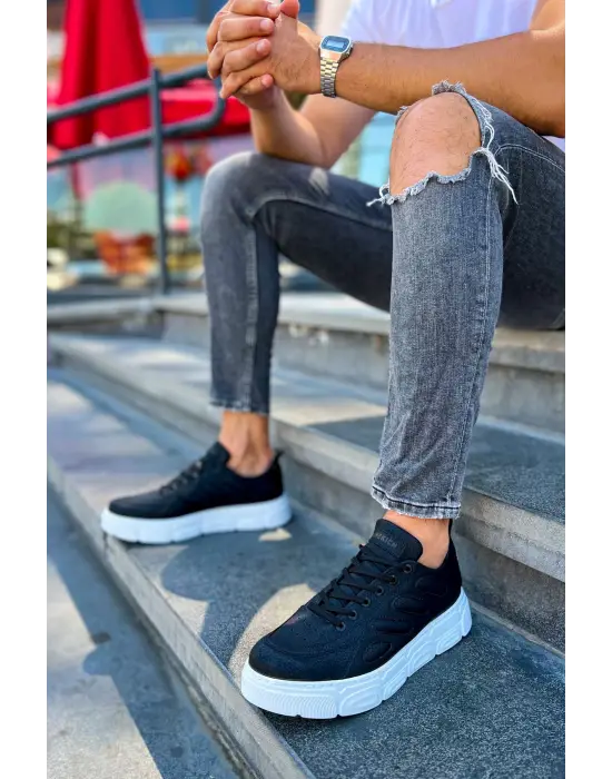 Omarı Trendy Cronus Erkek Siyah Ayakkabı