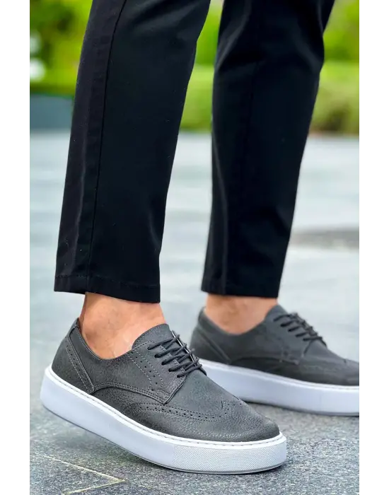 Omarı Modern ve Şık Erkek Ayakkabı - ANTRASIT