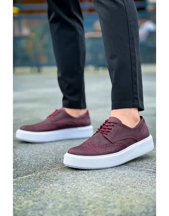 Trend Erkek Ayakkabı Bordo
