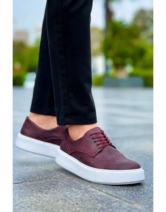 Trend Erkek Ayakkabı Bordo