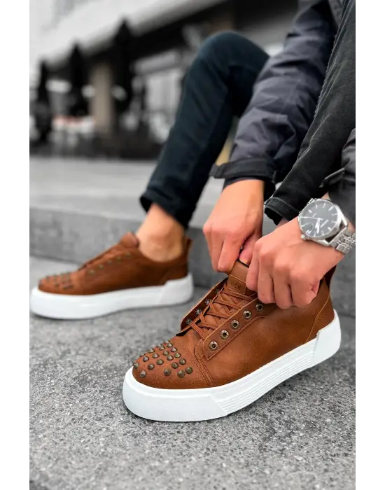 Omarı Stil Sahibi Thorn Erkek Ayakkabı TABA