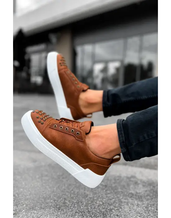 Omarı Stil Sahibi Thorn Erkek Ayakkabı TABA