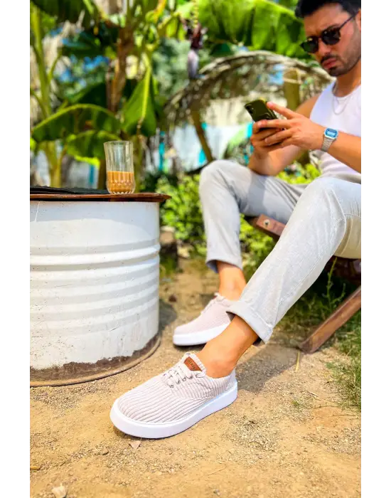 Modern Erkek Ayakkabı Gri