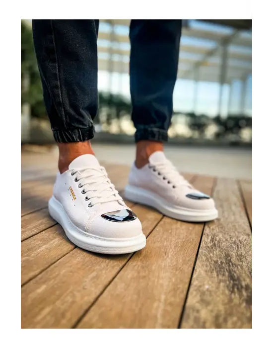 Modern Erkek Ayakkabı Beyaz