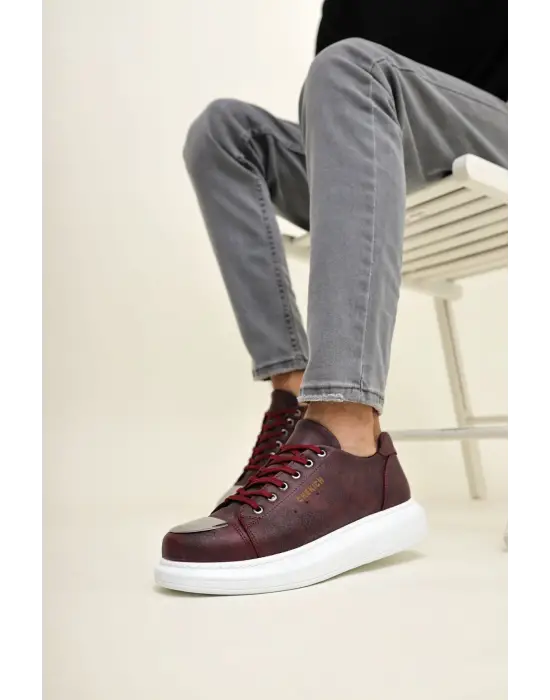 CH175 - CBT Mirror Erkek Ayakkabı BORDO