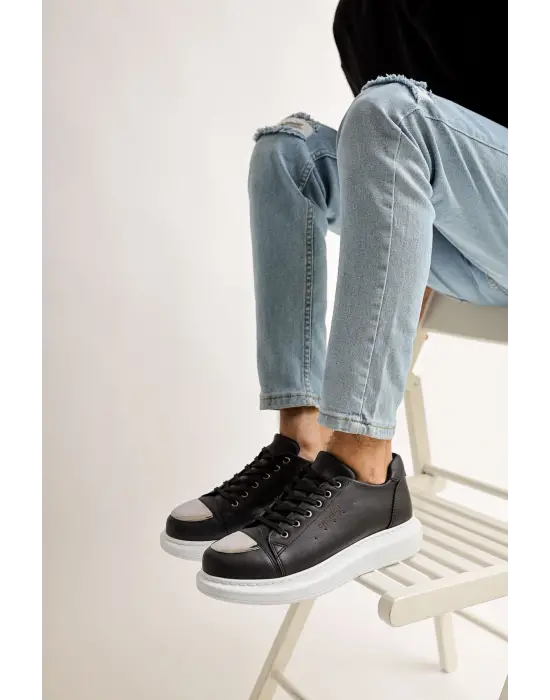 Modern Erkek Ayakkabı Mirror Black