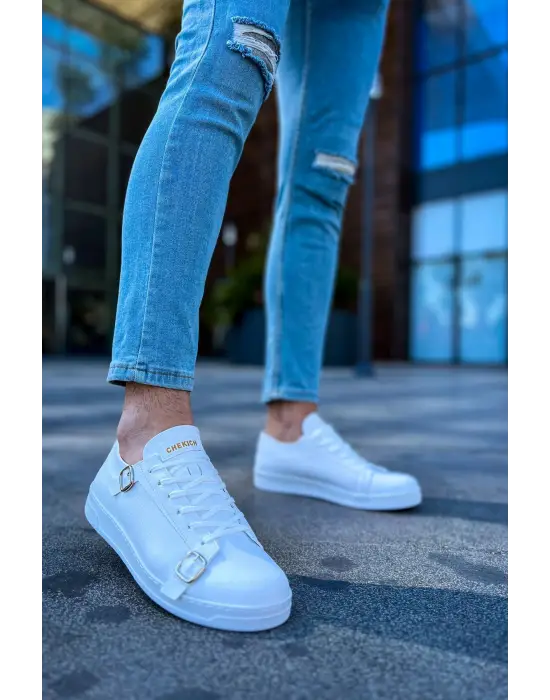 Çarpıcı Side Buckle Erkek Ayakkabı