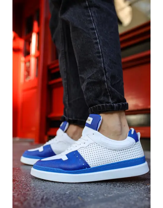 Omarı SAX MAVI/BEYAZ Renkli Erkek Ayakkabısı