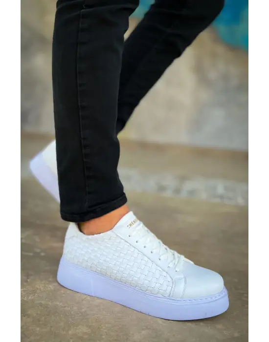 Omarı Efsane Konfor: Erkek Beyaz Ayakkabı