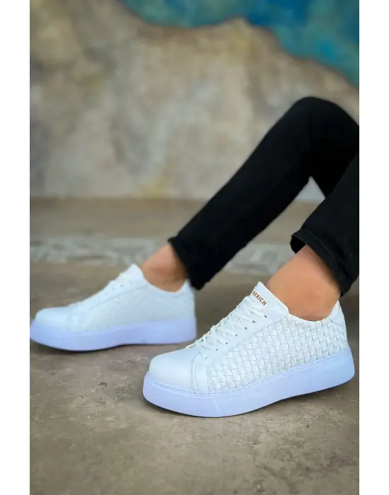 Omarı Efsane Konfor: Erkek Beyaz Ayakkabı