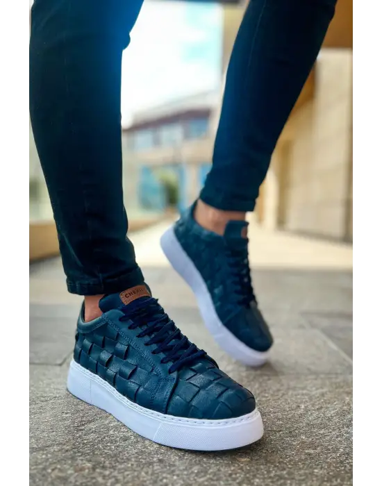 Şık Lacivert Erkek Ayakkabı
