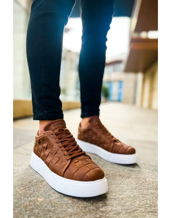 Omarı Trend Erkek Ayakkabı Taba Rengi